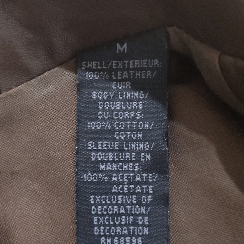 Dkny Luxury Leather Jacket - Picture 12 of 15